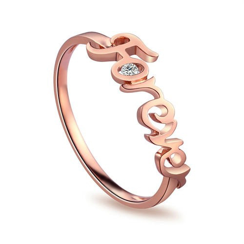 Anel Forever com Ouro Rose