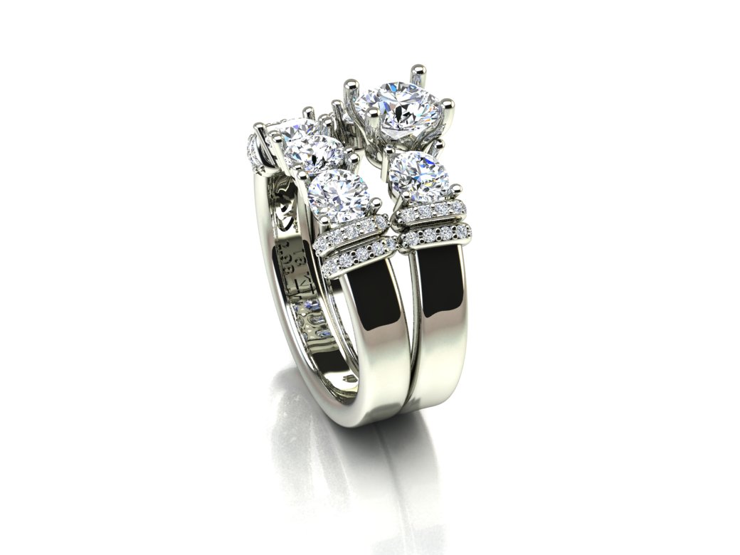 Anel shinning com Diamantes Exclusivo